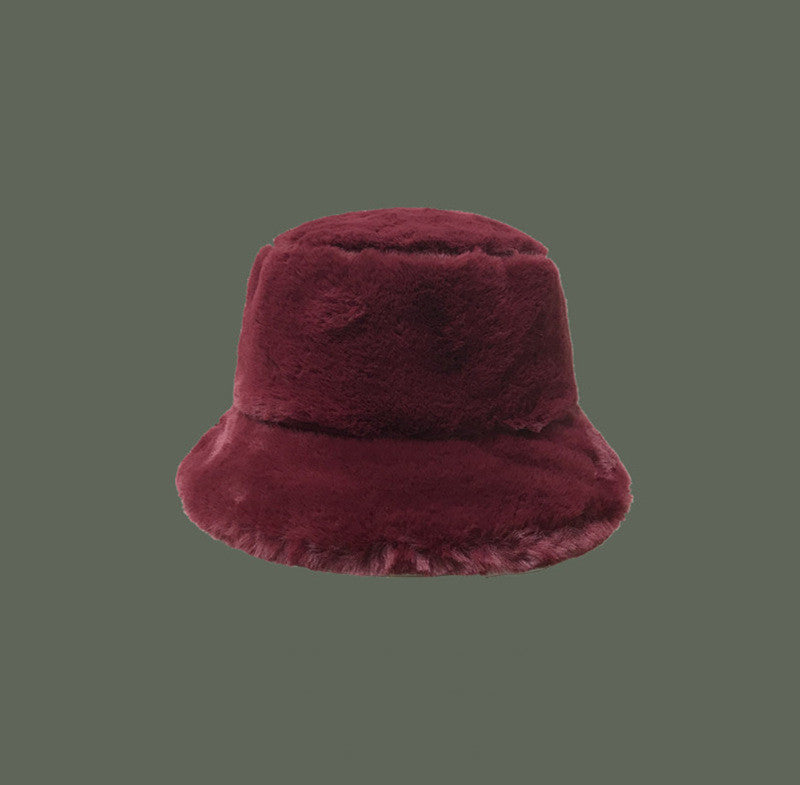 "PLUSH" bucket hat