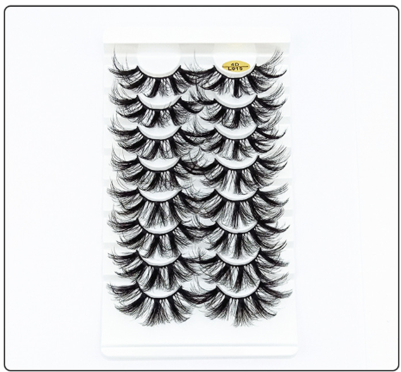 20mm Mink False Eye Lashes 3D (8 Pack)