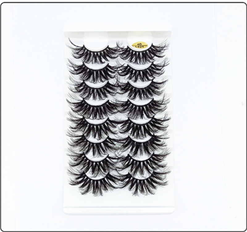 20mm Mink False Eye Lashes 3D (8 Pack)