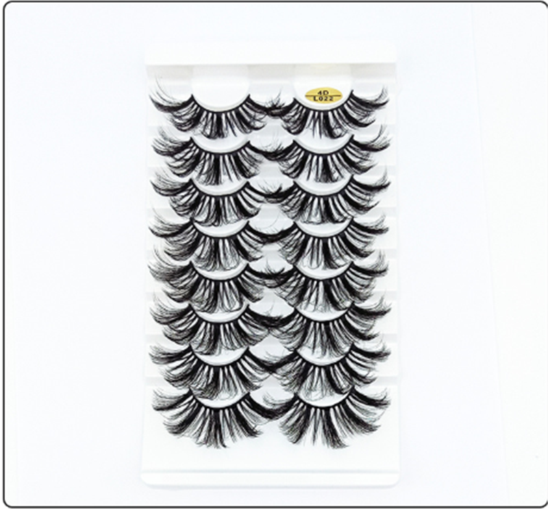 20mm Mink False Eye Lashes 3D (8 Pack)