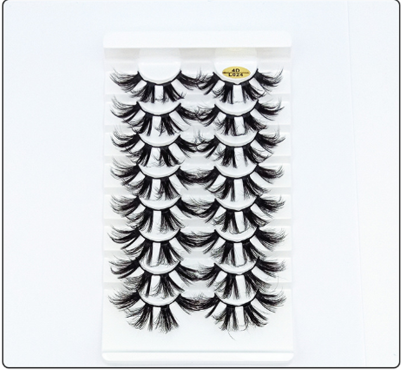 20mm Mink False Eye Lashes 3D (8 Pack)
