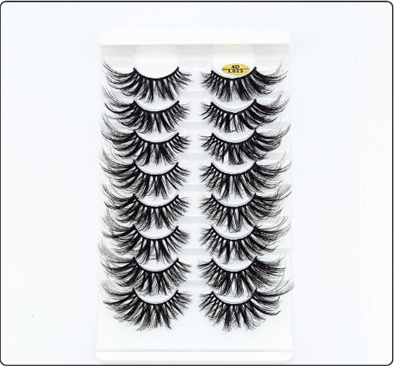 20mm Mink False Eye Lashes 3D (8 Pack)