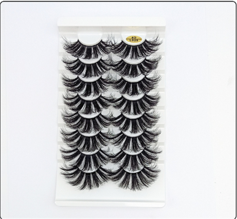20mm Mink False Eye Lashes 3D (8 Pack)