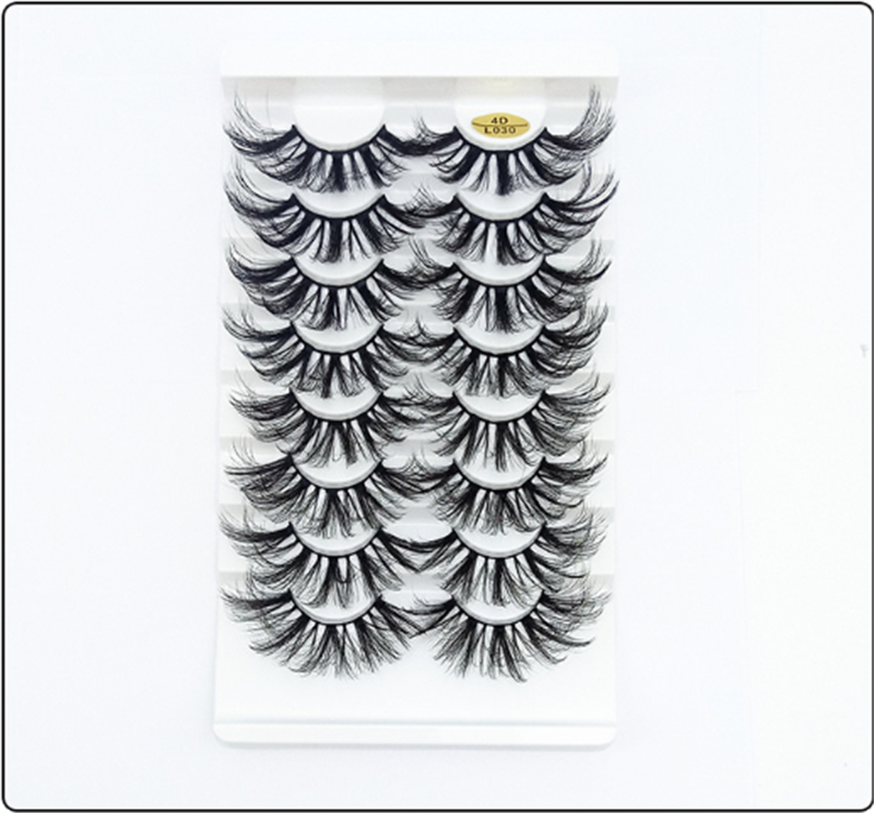 20mm Mink False Eye Lashes 3D (8 Pack)