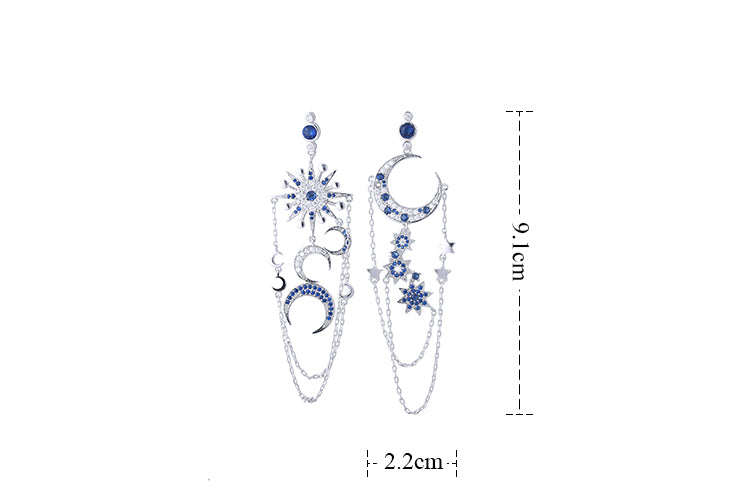 Majestic Perplex Tassel Earrings