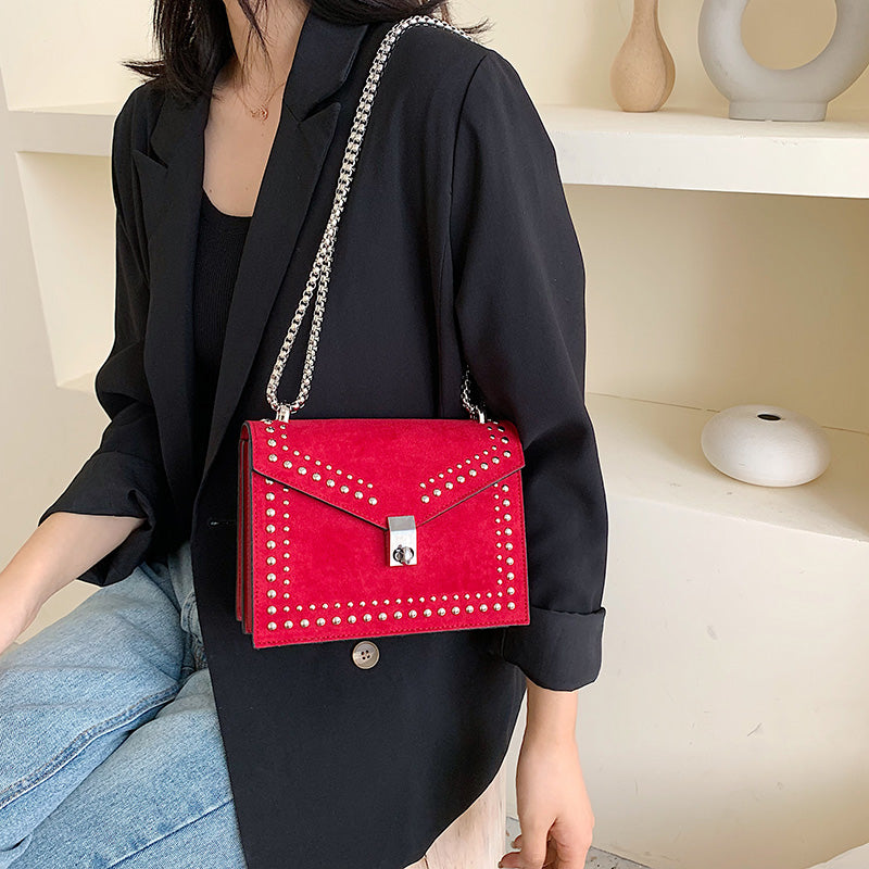 "STUDDED" Shoulder Bag