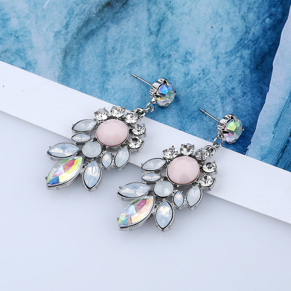 Crystal Fleur Earrings