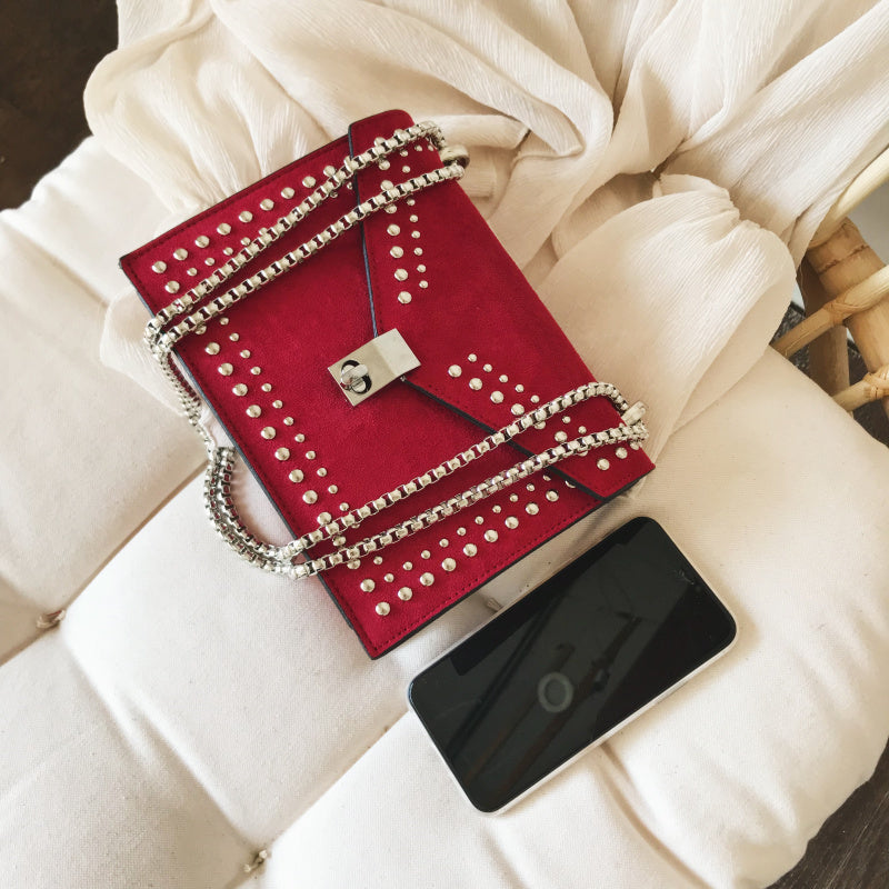 "STUDDED" Shoulder Bag