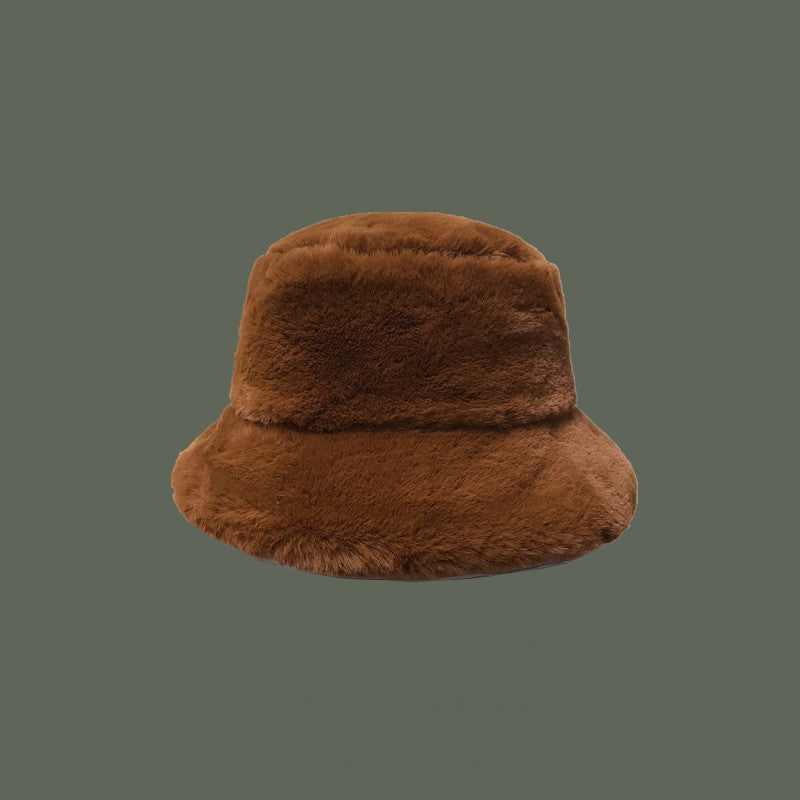 "PLUSH" bucket hat