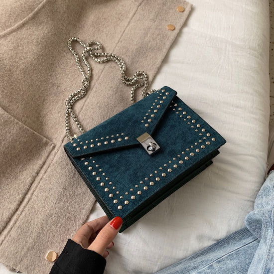"STUDDED" Shoulder Bag