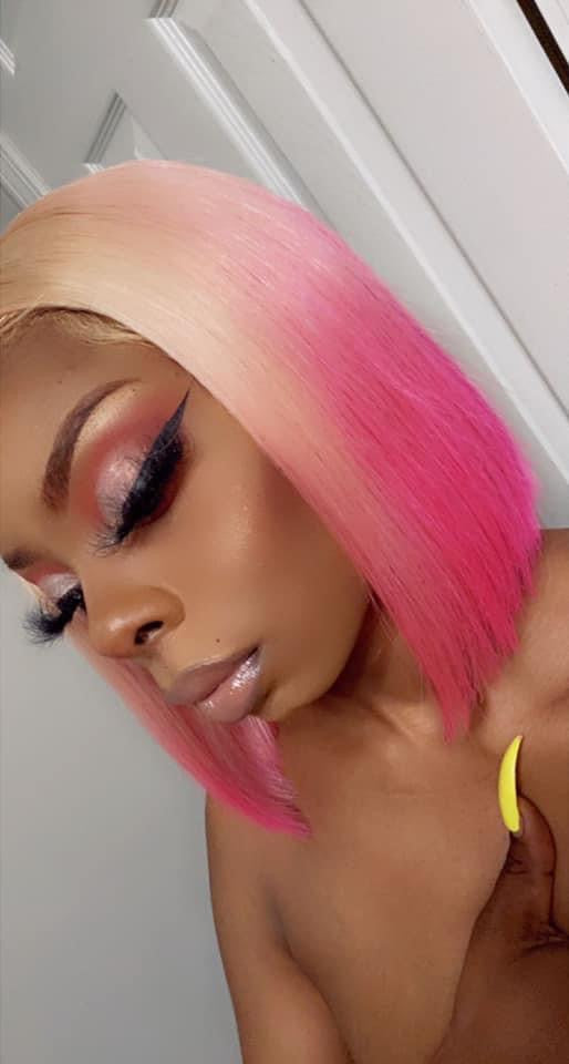 Pink Ombre 13x4 Lace Front Wig