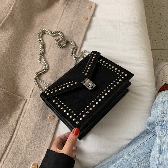 "STUDDED" Shoulder Bag