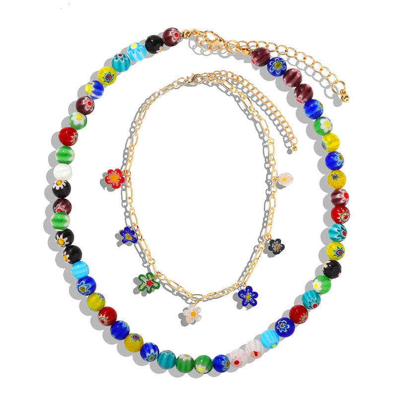 Flower Pendant Necklace