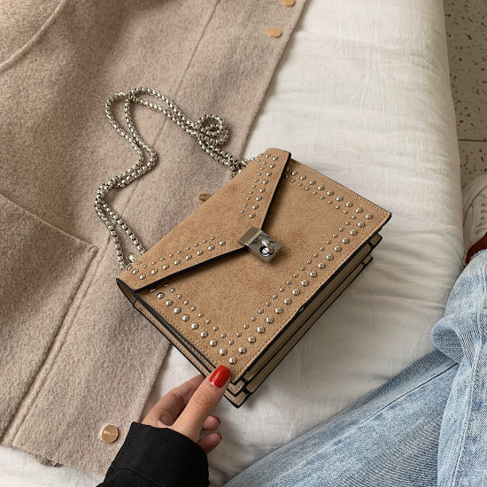 "STUDDED" Shoulder Bag
