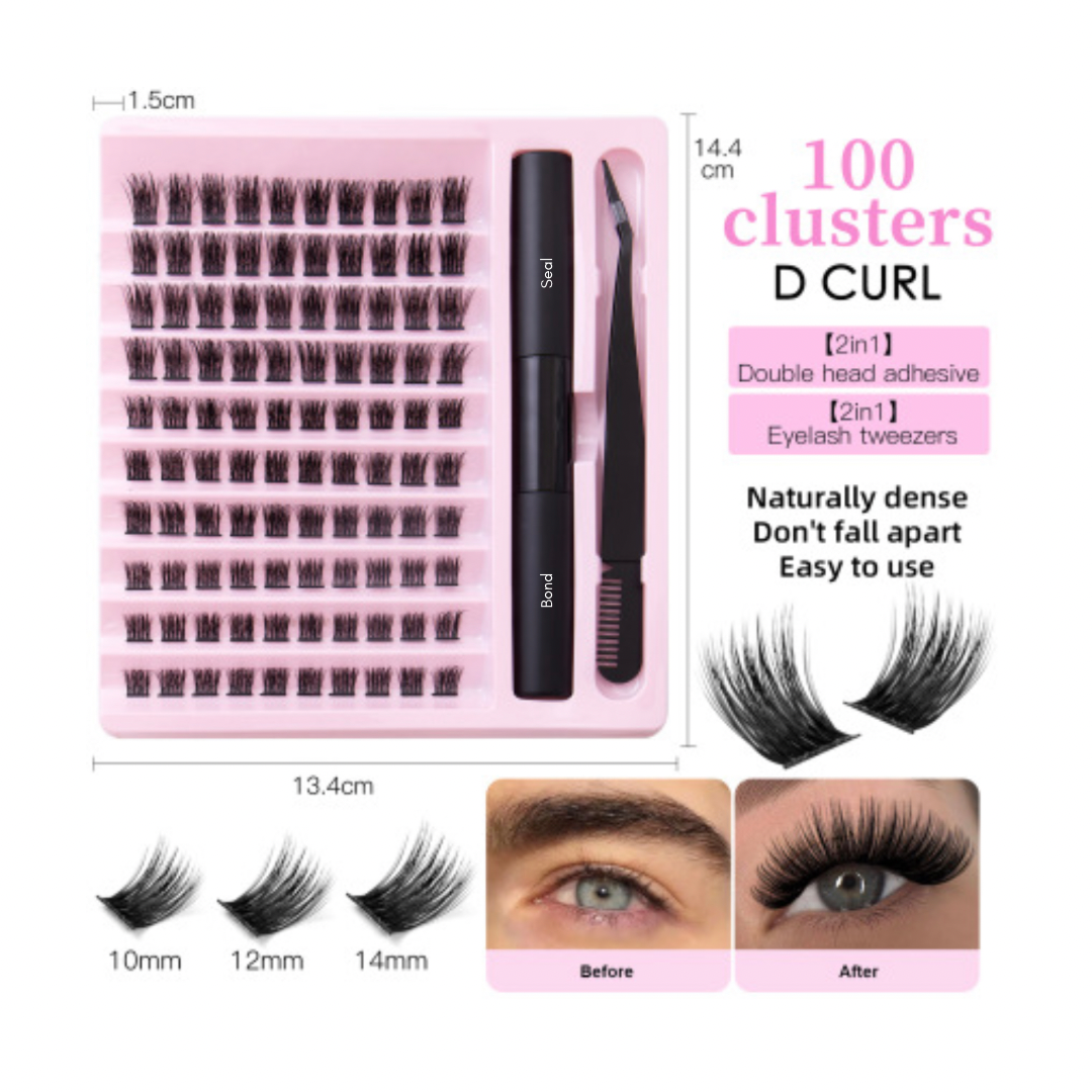 DIY CLUSTER LASH EXTENSION SET