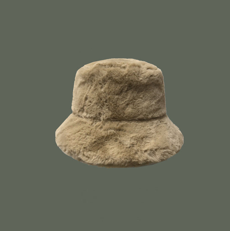"PLUSH" bucket hat