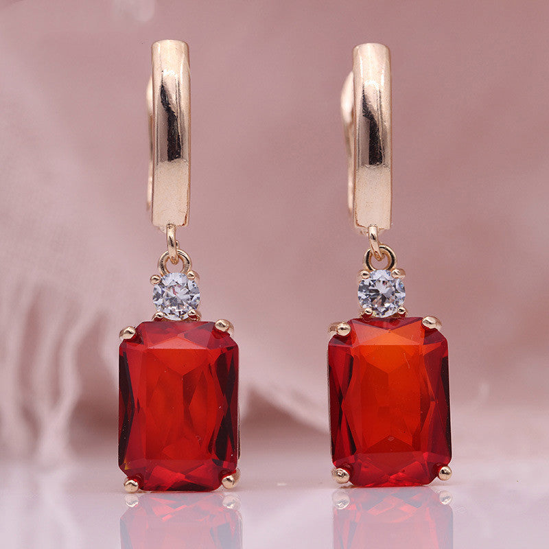 Square Beauty Elegante Earrings