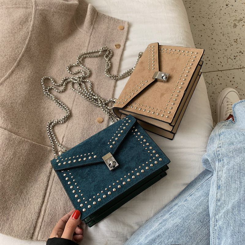 "STUDDED" Shoulder Bag